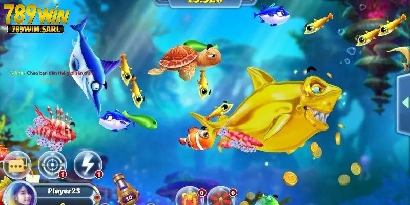 Vật phẩm hỗ trợ người chơi trong săn cá Jackpot 789win