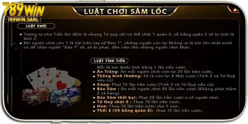 Luật chơi Sâm Lốc rất đơn giản và dễ nắm bắt