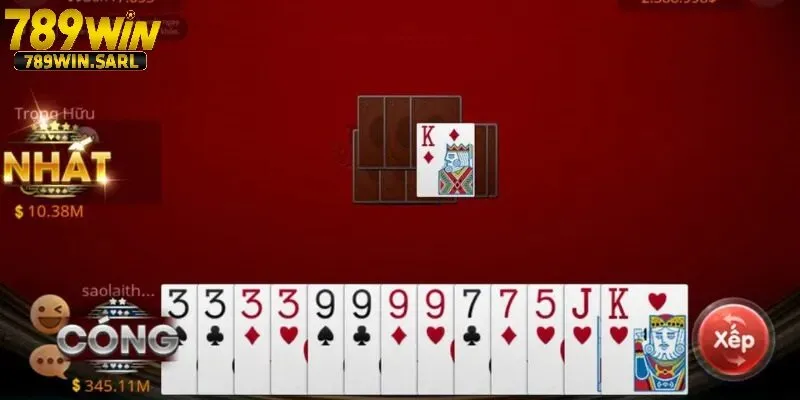 Luật chơi game bài tiến lên 789win 